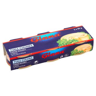 Giana Tuňák kousky ve vlastní šťávě 3 x 80g