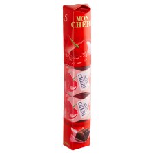 Mon Chéri Chocolates Made with Liqueur and Whole Cherries Insides 5 pcs 52.5g