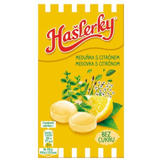 Hašlerky Meduňka s Citrónem 35g