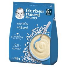 GERBER Natural Rice Groats 180g