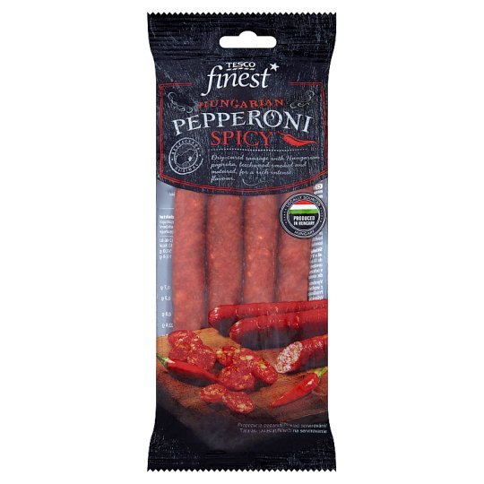 Tesco Finest Hungarian pepperoni spicy 100g