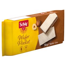 Schär Wafer Pocket Gluten-Free Wafers with Hazelnut Filling 50g
