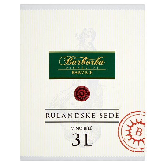 Vinařství Barborka Rulandské šedé víno bílé suché 3l