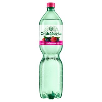 Ondrášovka Jemně perlivá minerální voda lesní plody 1,5l
