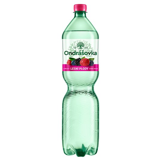 Ondrášovka Jemně perlivá s příchutí lesní plody 1,5l