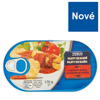 Tesco Filety ze sledě v rajčatové omáčce 170g