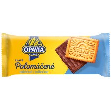 Opavia Zlaté Half-Coated Milk 100g