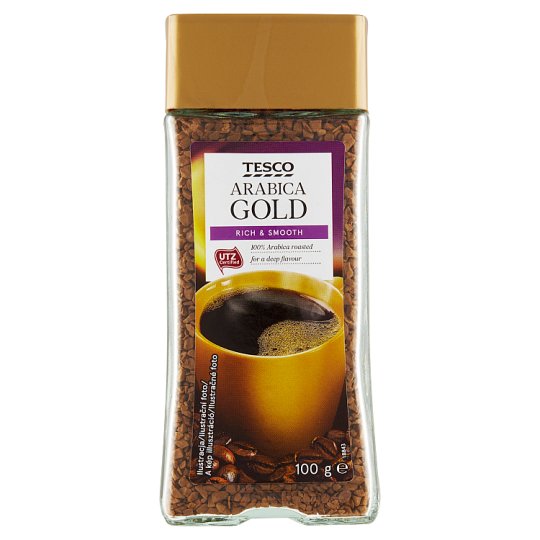 Tesco Gold Instant Freeze Dried Coffee 100g Tesco Groceries