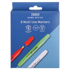 Tesco Board Marker 8 pcs