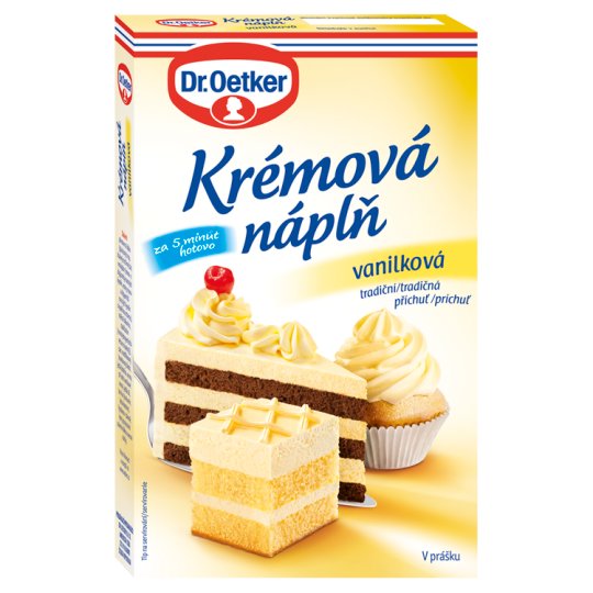 Dr. Oetker Krémová náplň vanilková příchuť 65g