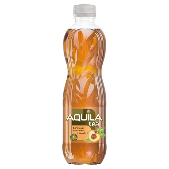 Aquila Tea Black Tea with Peach Juice 0.5L Tesco Groceries