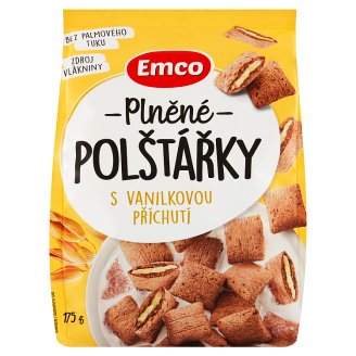 Emco Plněné polštářky s vanilkovou příchutí 175g