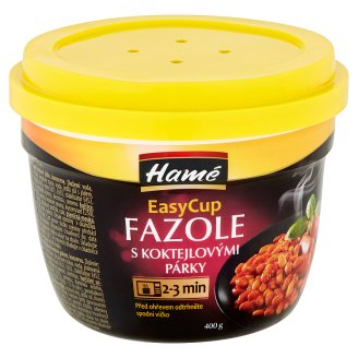 Hamé EasyCup Fazole s koktejlovými párky 400g