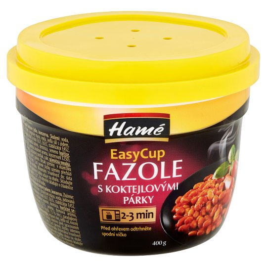 Hamé EasyCup Fazole s koktejlovými párky 400g