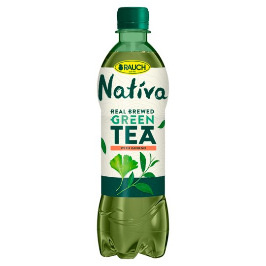 Rauch Nativa Zelený čaj s ginkgem 0,5l