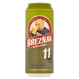 Březňák 11 pivo ležák světlý 0,5l