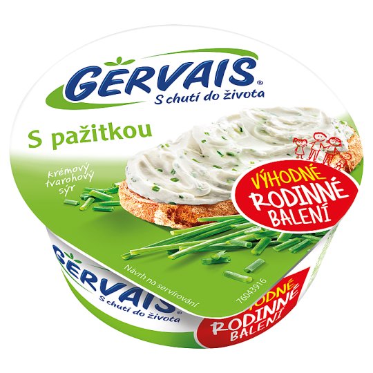 Gervais Original Krémový tvarohový sýr s pažitkou 190g