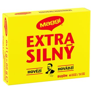 MAGGI Extra silný hovězí bujón v kostce 3l 6 x 10g