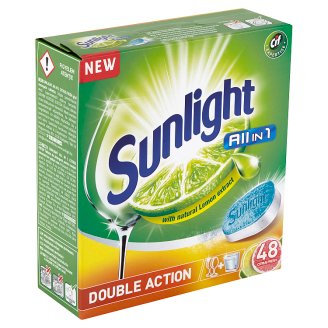 Sunlight All in 1 Citrus Fresh tablety do myčky nádobí 48 ks 840g