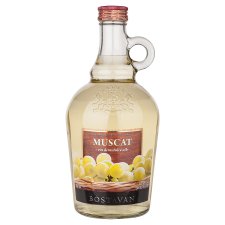 Bostavan Muscat bílé polosladké víno 1l