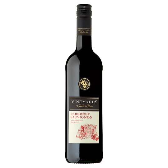 Vineyards World Wines Cabernet Sauvignon červené víno suché 750ml