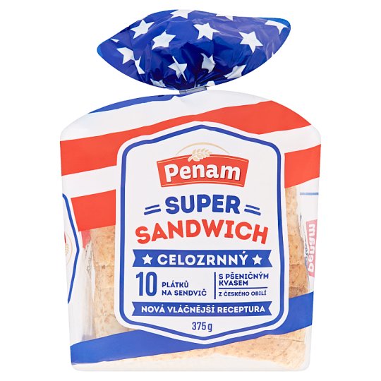 Penam Super Sandwich celozrnný 375g