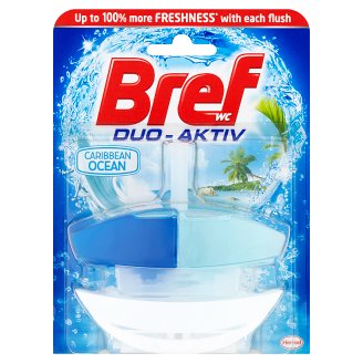 Bref Duo-Aktiv Caribbean Ocean tekutý WC blok 50ml