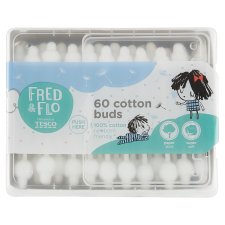 image 1 of Fred & Flo Cotton Buds 60 pcs