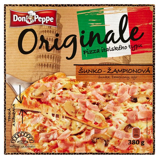 Don Peppe Originale Pizza šunko-žampionová 380g
