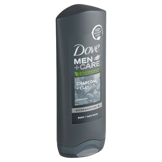 Dove Men+Care Charcoal & Clay sprchový gel 250ml