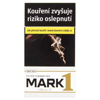 Mark Adams No.1 Gold 100's cigarety s filtrem 20 ks