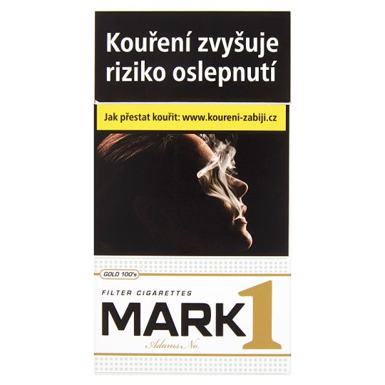 Mark Adams No.1 Gold 100's cigarety s filtrem 20 ks