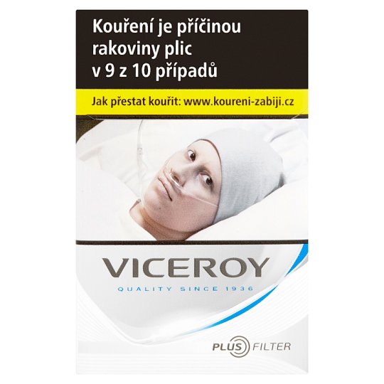 Viceroy Plus Filter Silver cigarety s filtrem 20 ks