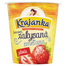 Krajanka Sour Cream with Strawberry Flavour 130g