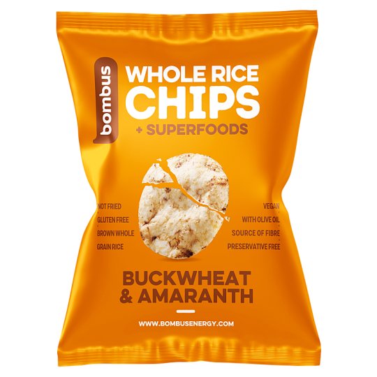 Bombus Whole Chips Buckwheat & Amaranth 60g Tesco Groceries