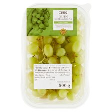 Tesco Green Seedless Grapes 500g