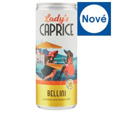 Lady's Caprice Bellini nápoj na bázi vína 250ml