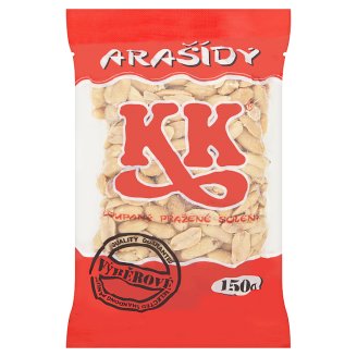 KK Arašídy loupané pražené solené 150g