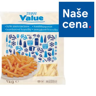 Tesco Value Bramborové hranolky 1kg
