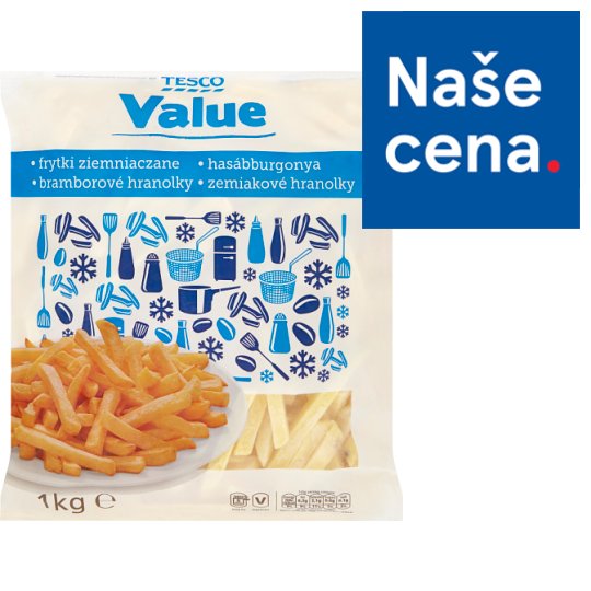 Tesco Value Bramborové hranolky 1kg