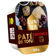 Lunter Pate de tofu brusinky 150g