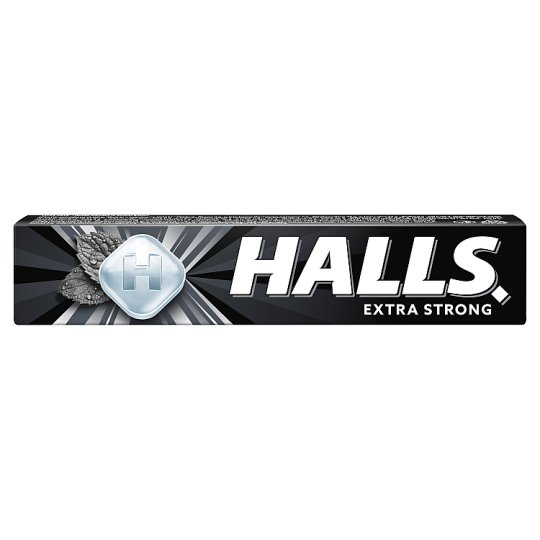 Halls Dropsy s extra silnou příchutí mentolu a eukalyptu 33,5g