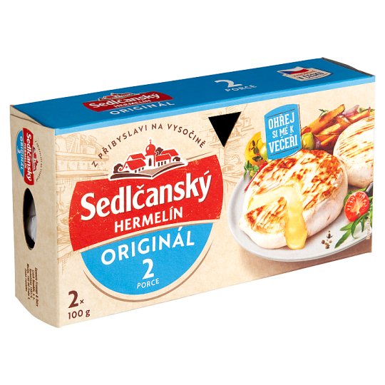 Sedlčanský Hermelín Cheese Original Czech 2 x 100g (200g)