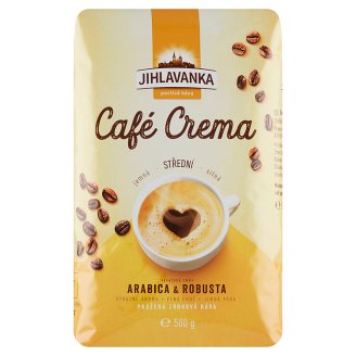 Jihlavanka Café Crema zrnková káva 500g