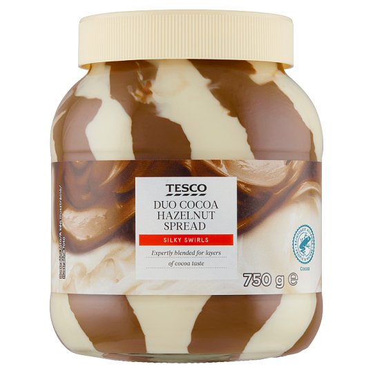 Tesco Kakaovo-lískooříšková a mléčná pomazánka 750g