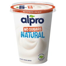 Alpro Sójový fermentovaný výrobek Bílý bez přidaného cukru 400g