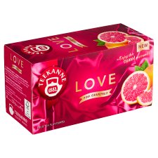 Teekanne Love Pink Grapefruit ovocno-bylinný čaj 20 x 2,25g (45g)