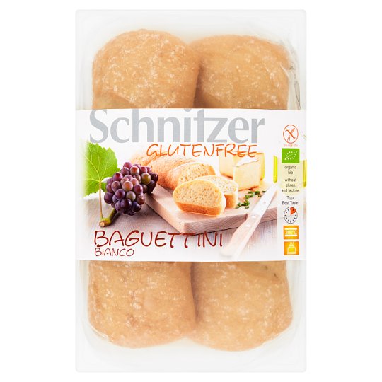 Schnitzer Bio bagetky bílé k dopečení 200g
