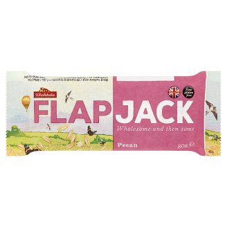 Wholebake Britský flapjack z ovesných vloček s pekanovými ořechy 80g