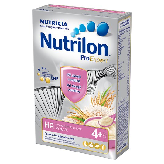 Nutrilon ProExpert HA dětská mléčná kaše rýžová od uk. 4. měsíce 225g